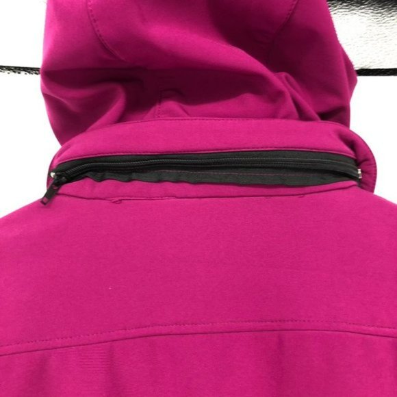 Peak Performance Supreme J Magenta Softshell Womens Jacket Removable hood XL - Picture 7 of 7